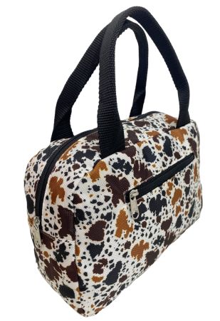 Showman Cow Print Nylon Mini Tote #3